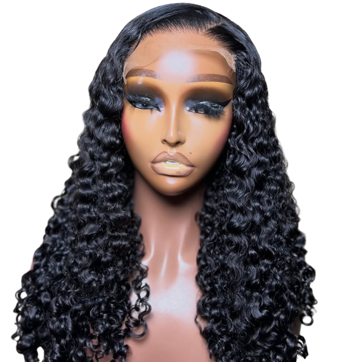 18 inches pixie curls with 5 by 5 closure