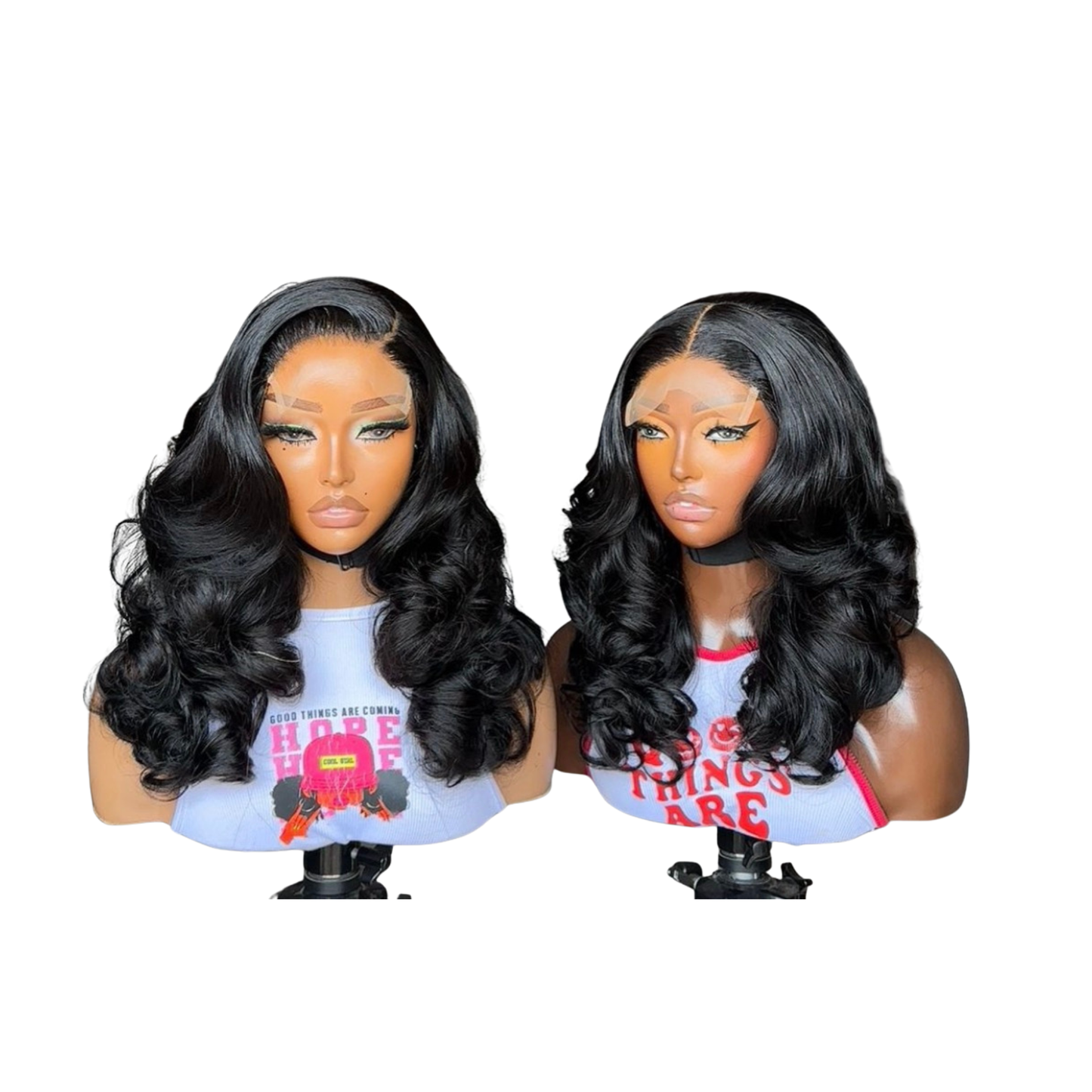 16 inches natural color SDD bouncy with with 5 by 5 closure