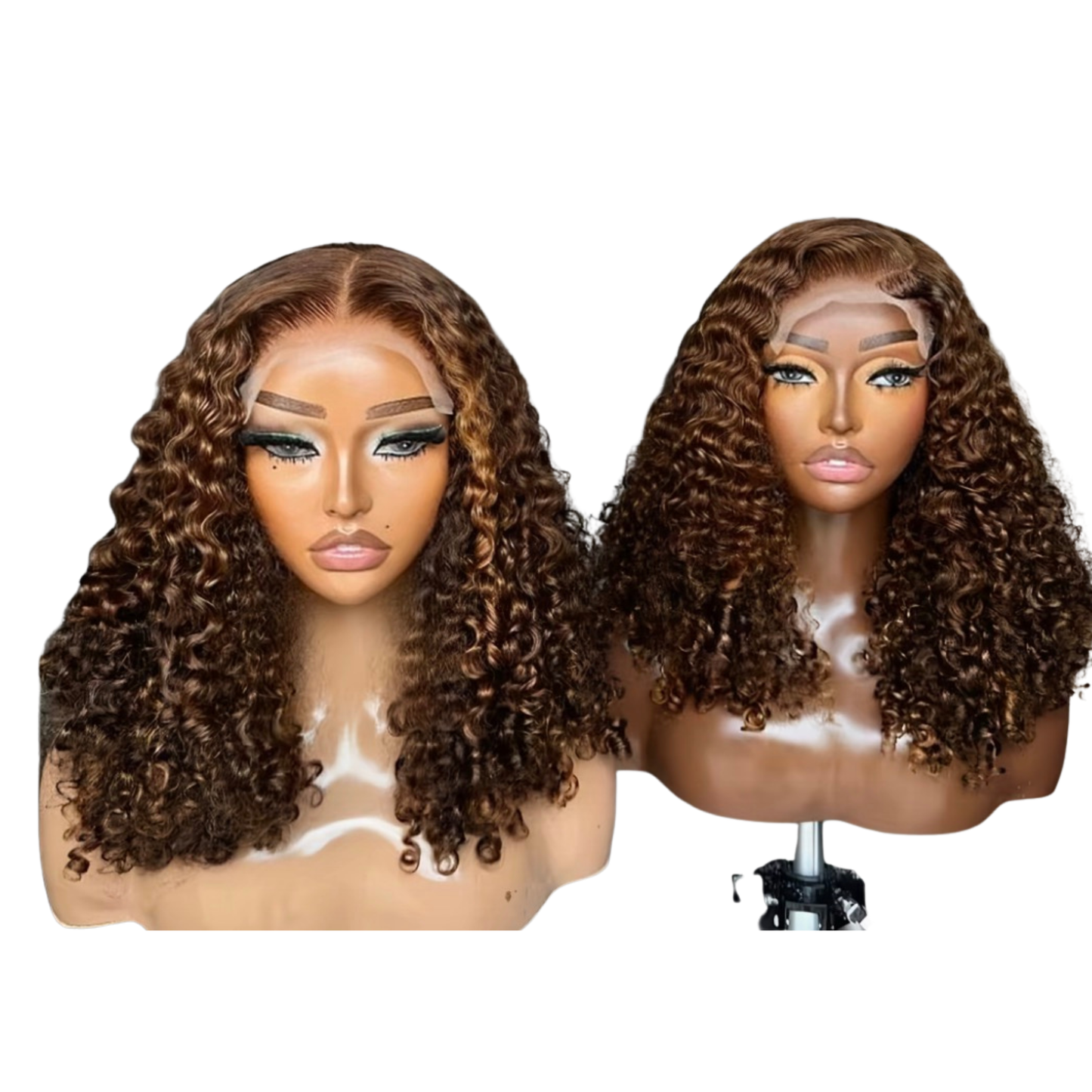 16 inches piano pixie curls with 5 by 5 closure